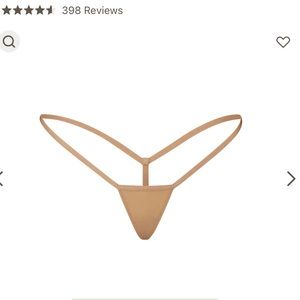 NWT Skims fits everybody micro thong size: small color: ochre